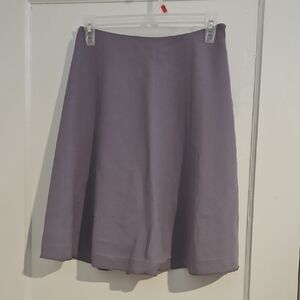 Casual Corner Lavender A-Line Skirt Size 0 Petite